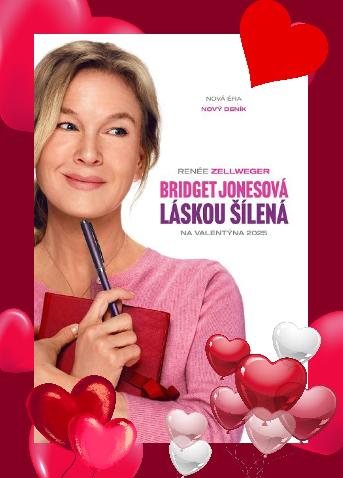 BRIDGET JONESOVÁ: LÁSKOU ŠÍLENÁ  -  Valentýnské promítání